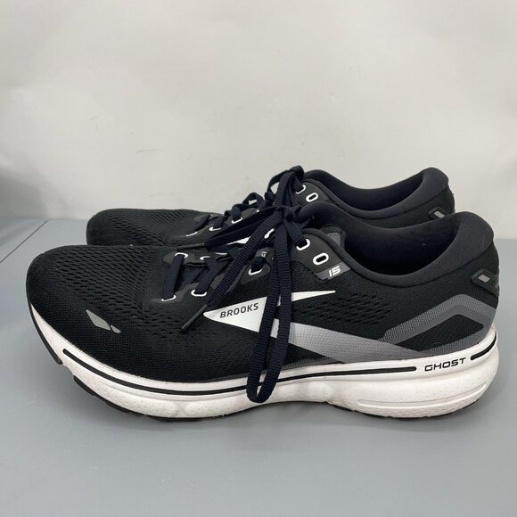 Brooks Ghost 15 Sneakers Shoes Running Training Black Mens 9.5 Wide - Picture 6 of 14